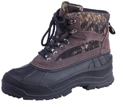 Suede Leather Camo Snow Boots Winter Boots (XD-122)