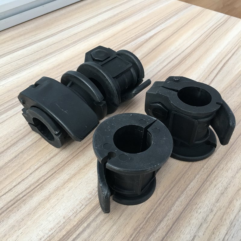 Black 25mm Plastic Barbell Snap Clip