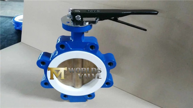 8 Inch Wcb C95400 Lever Operated Lug Butterfly Valve