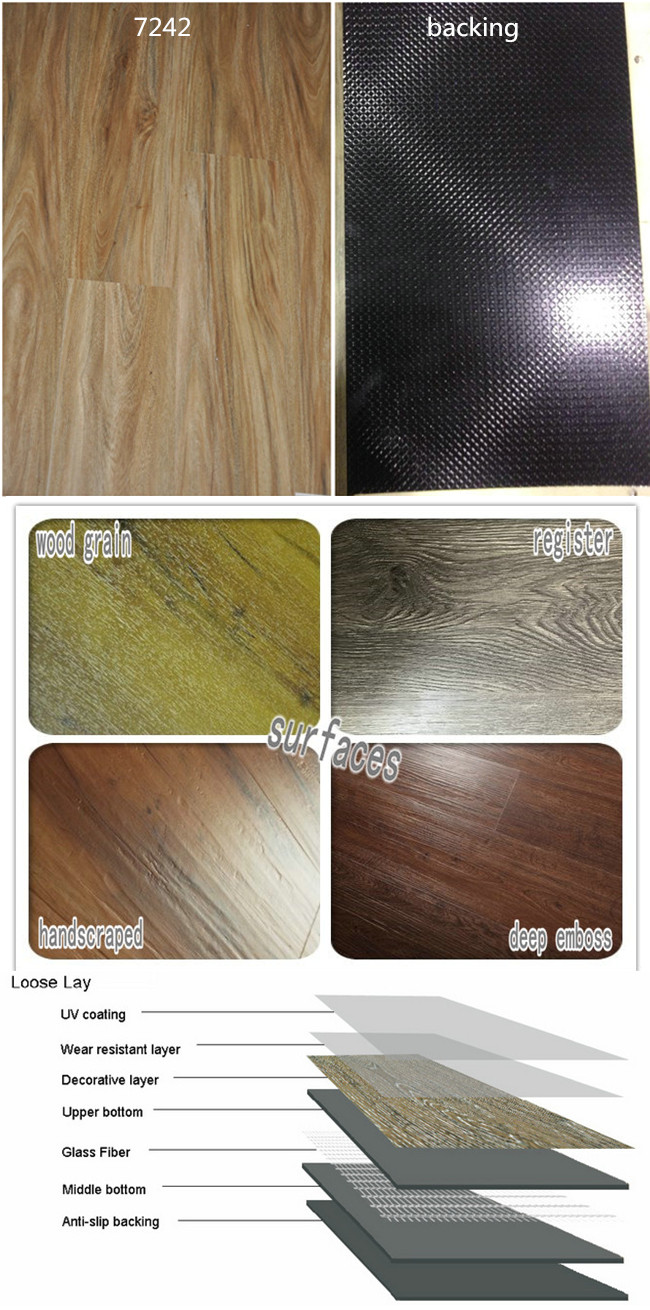 High Performance Commercial Loose Lay Lvt Vinyl Floor