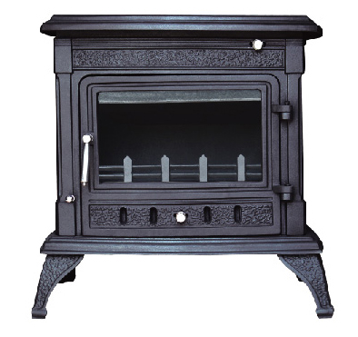 Traditional Wood Burning Stove, Cast Iron Stove