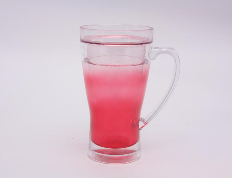 Double Wall Frosty Mug Frozen Ice Beer Mug for Promotional Gifts (HA09124)