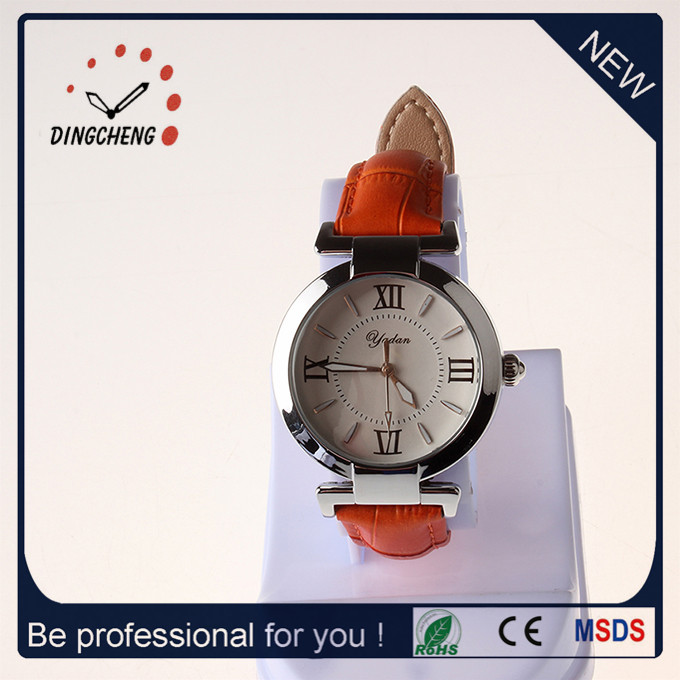 2016 High Quality Wristwatch Leather Bracelet Ladies Watch Quartz Watch (DC-1372)