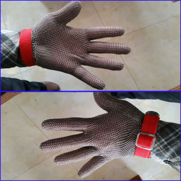 Cut Resistance Stainless Steel 304L Safety Gloves