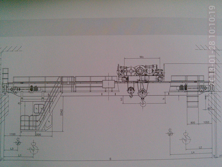 25Ton-30m Double Beam Running Crane (DC-19)