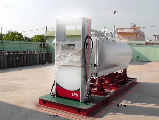 5-100 Cbm LPG Mobile Filling Station