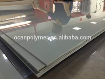 3mm Thick High Glossy Gray Opaque Hard Plastic Rigid PVC Sheet for Bending