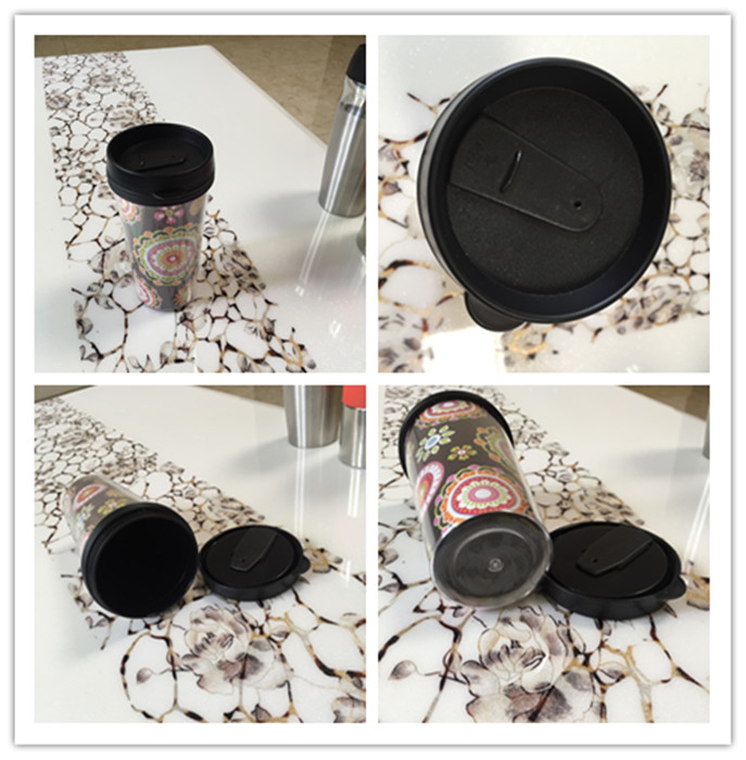 14oz Insulated Double Wall Plastic Coffee Mug (SH-PM19)