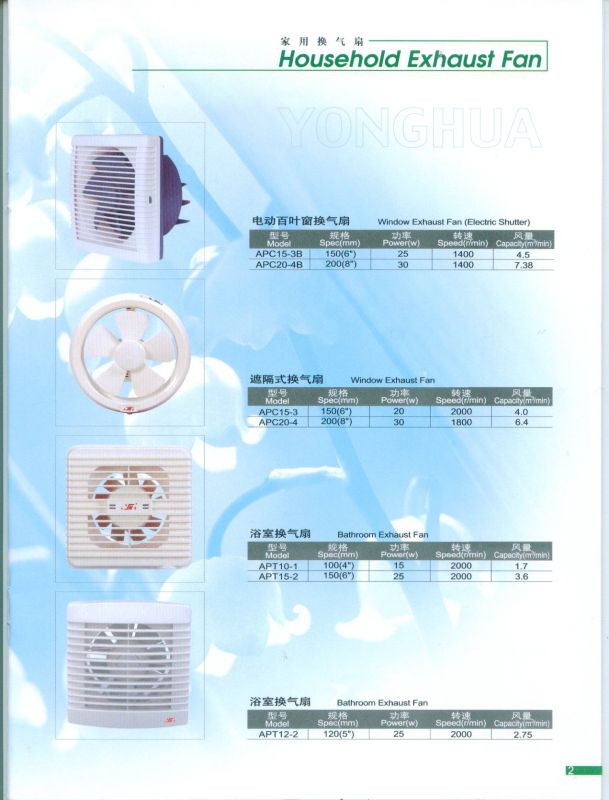 Ventilation Fan/New ABS Plastic Fan
