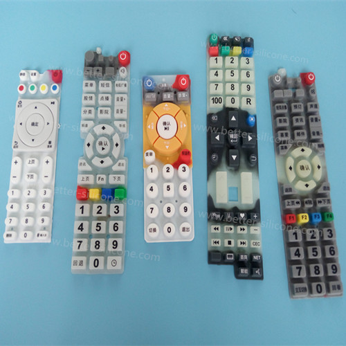 Universal Remote Control Silicone Keypress Rubber Push Buttons