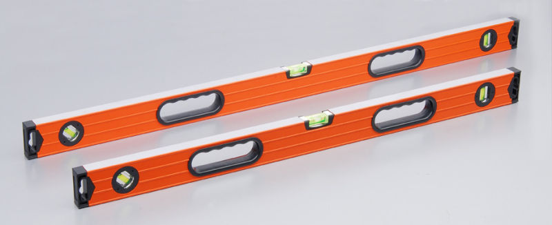 Aluminum Ribbed Spirit Level with Magnets (700811)