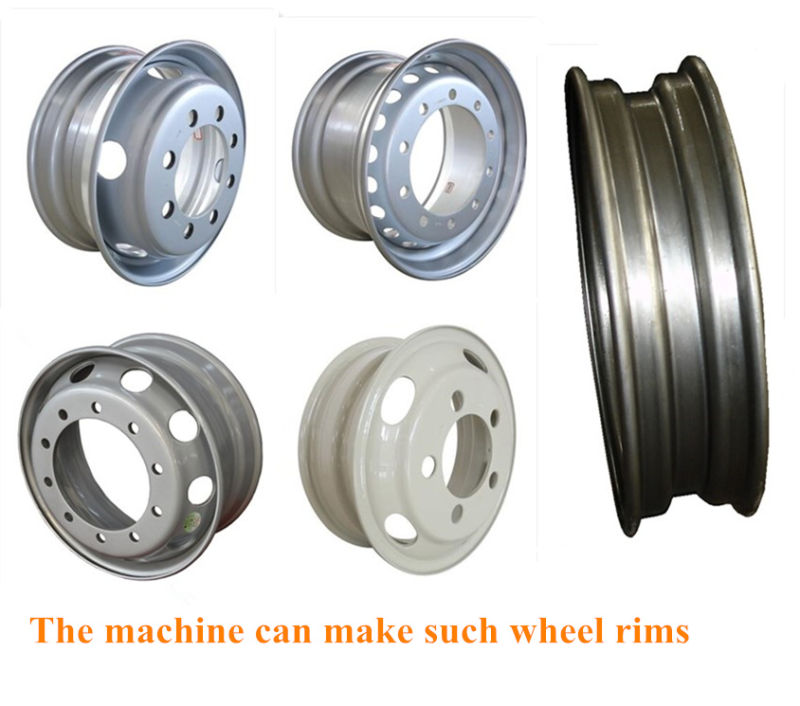 5 & 15 Deg DC Tubeless Wheels Rim Forging Machine