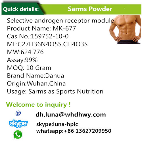 Ibutamoren Mesylate / Sarms as Sports Nutrition Mk 677