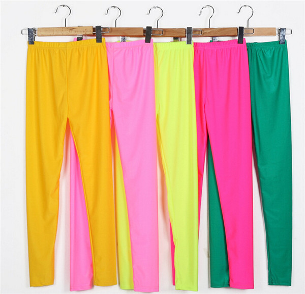 Fashion Girls' Candy Color Skinny Leggings (SR8224)