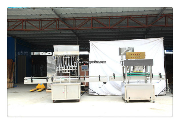 Stand Type Beauty Cream Pet Bottle Filling Machine Capping Machine