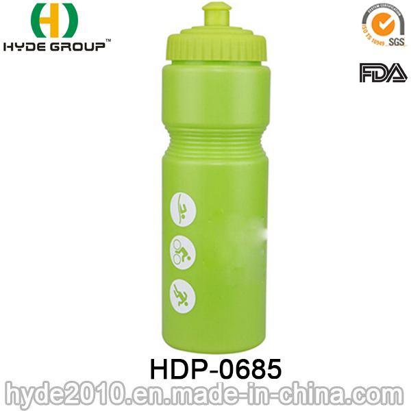 Cheap Customized Logo PE Plastic Travel Water Bottle (HDP-0685)