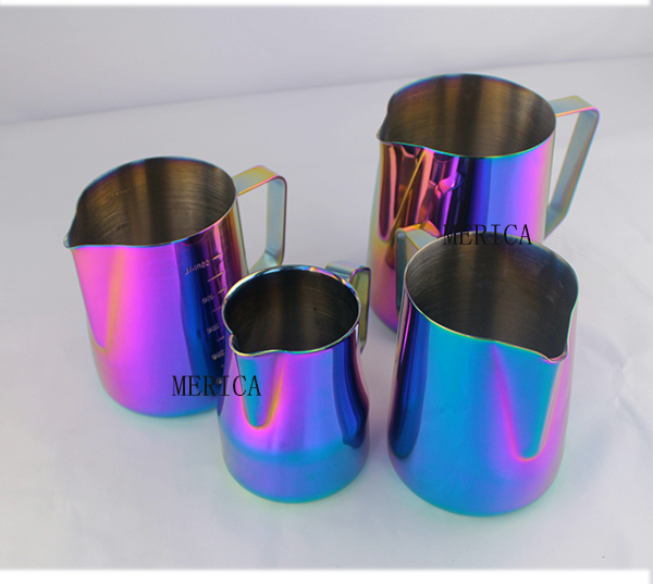 Stainless Steel Colourful Latte Art Milk Pitcher