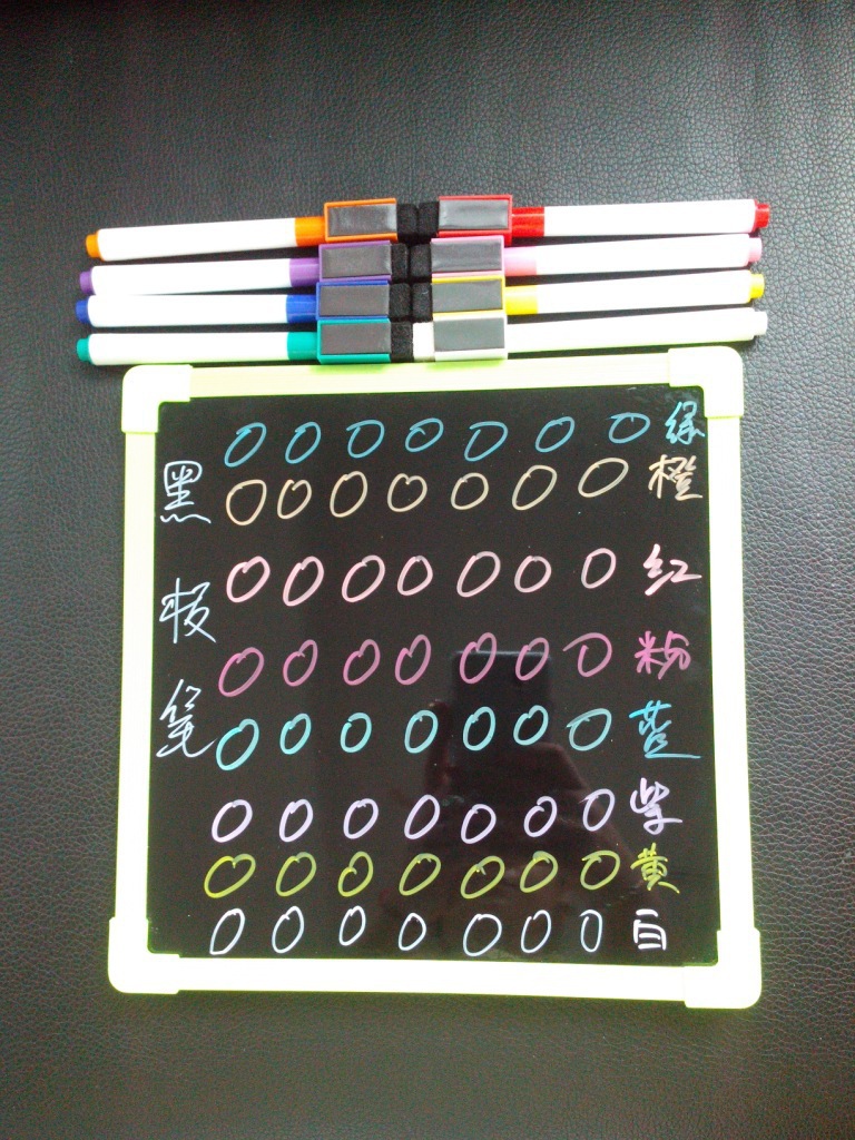 Hot Sale LED Board Marker Pen, Mini Magnetic Blackboard Marker with Brush