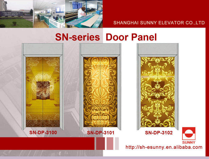 Elevator Door Panel with Chinese Style Pattern (SN-DP-322)
