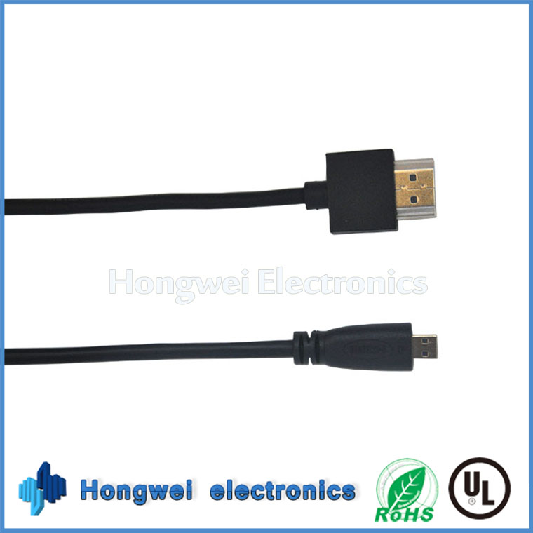 High Speed Flat HDMI Cable with Am to Dm 1080P Cable