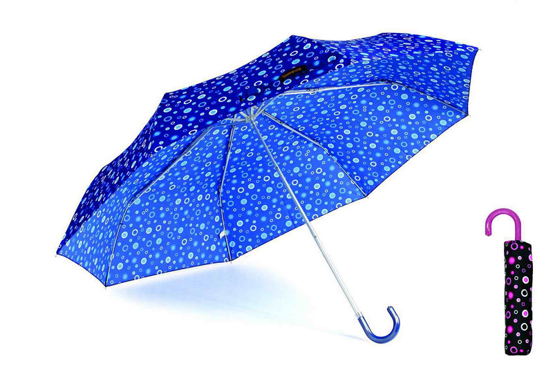 Pompon 3 Fold Manual Aluminium Light Umbrella (YS-3FM21083946R)