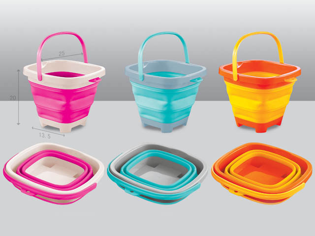 Colourful Bucket of 5L&7L Folding Bucket for Children