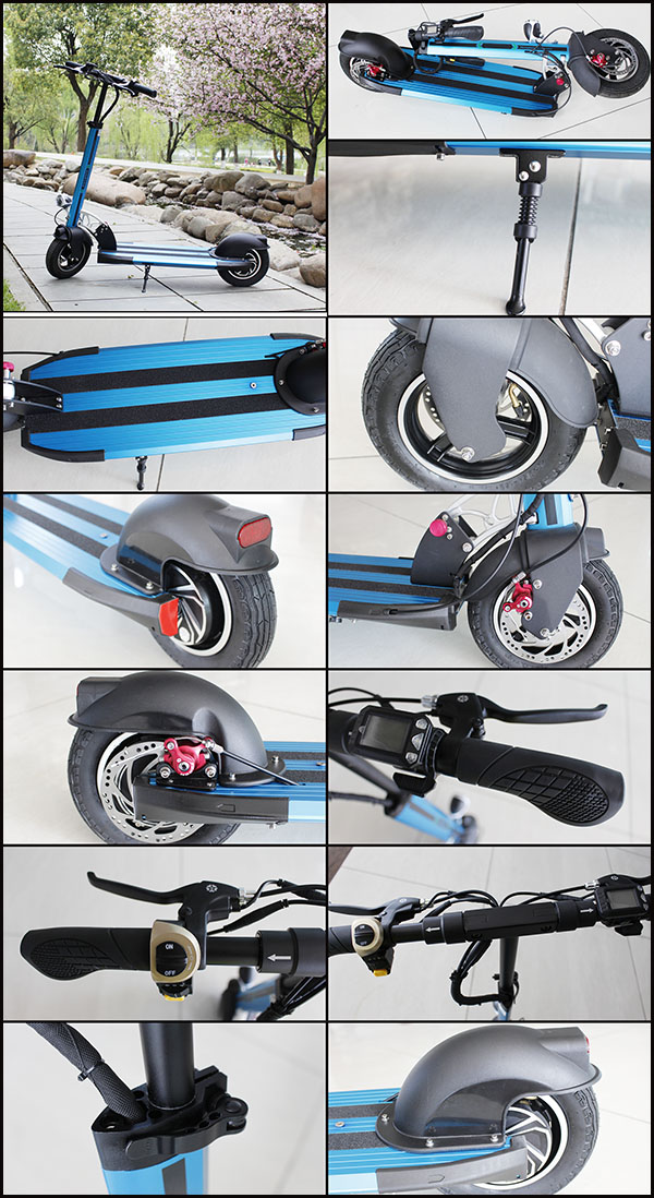 Factory Directly Sell Electric Folding Scooter Motor 350W 10inch Tyre