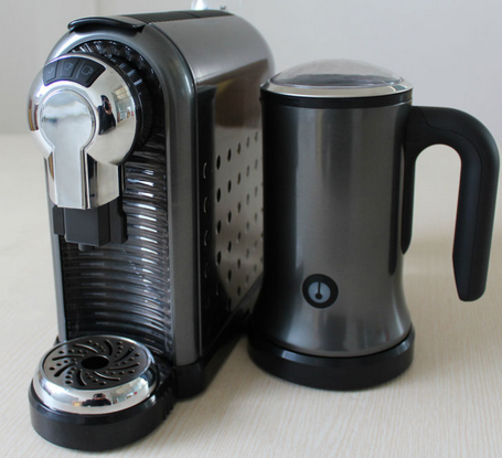 19 Bar ETL Approval Nespresso Capsule Coffee Machine with Milk Frother