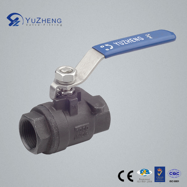 2PC Two Way Ball Valve with NPT Thread