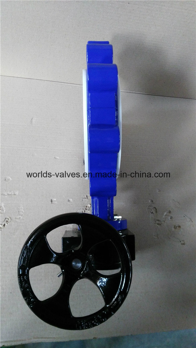 Hand Wheel PTFE Liner Lugged Type Wafer Butterfly Valve