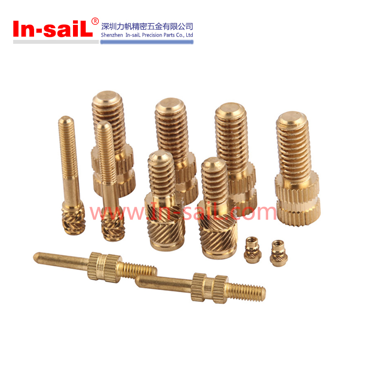 Heat Staking Threaded Brass Insert Nut for Plastic