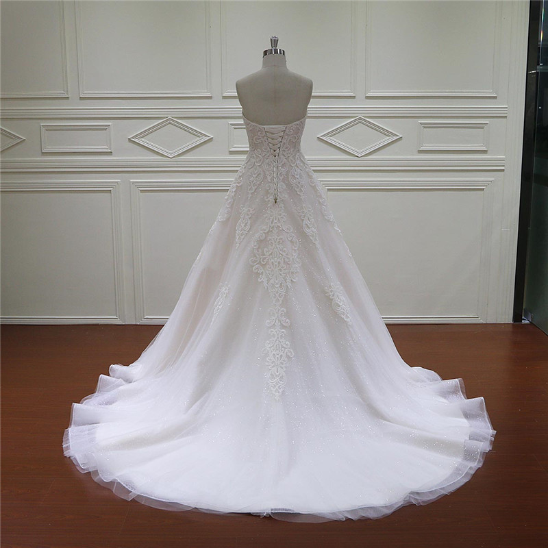 Graceful Lady Cheap A-Line Bridal Gown Wedding Dress (HD024)