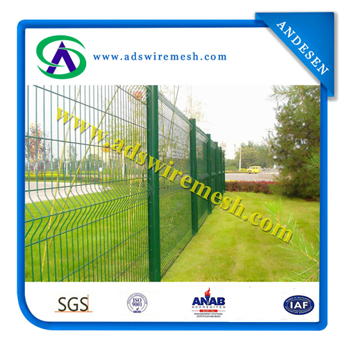 High Quality PVC Coated 3D Wire Mesh Fence/ Welded Garden Fence Panels