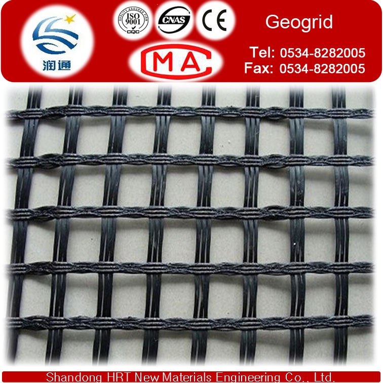 High Strength Fiberglass Geogrid for Soil Reinforcement