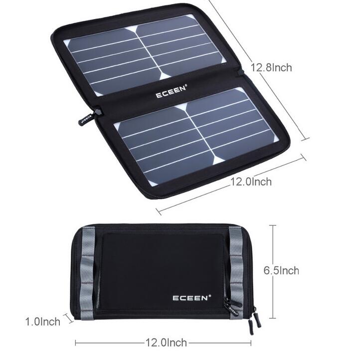 Portable Foldable Mobile Solar Charger Power Bank Charger USB Charger iPhone Charger