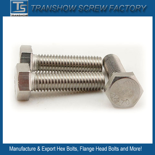 Ss316 Stainless Steel A4-70 Hex Bolts