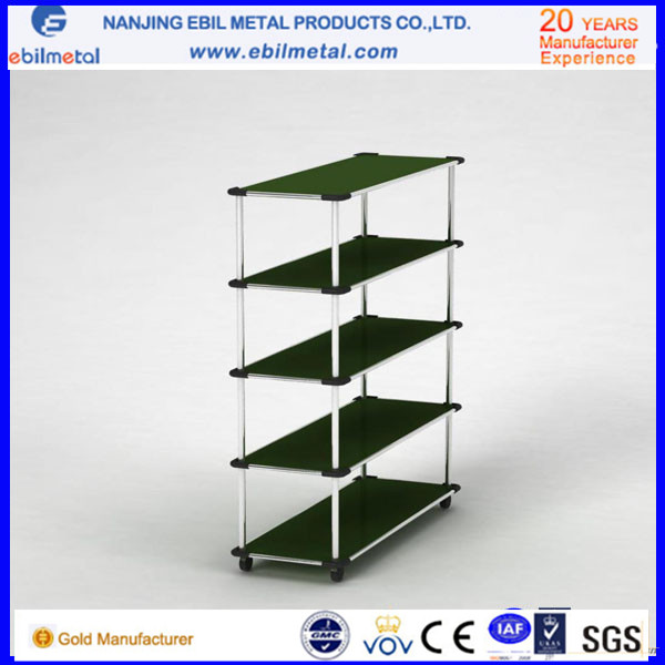 Ce-Certificated PE Plastic Coated Pipe Customer DIY Shelf