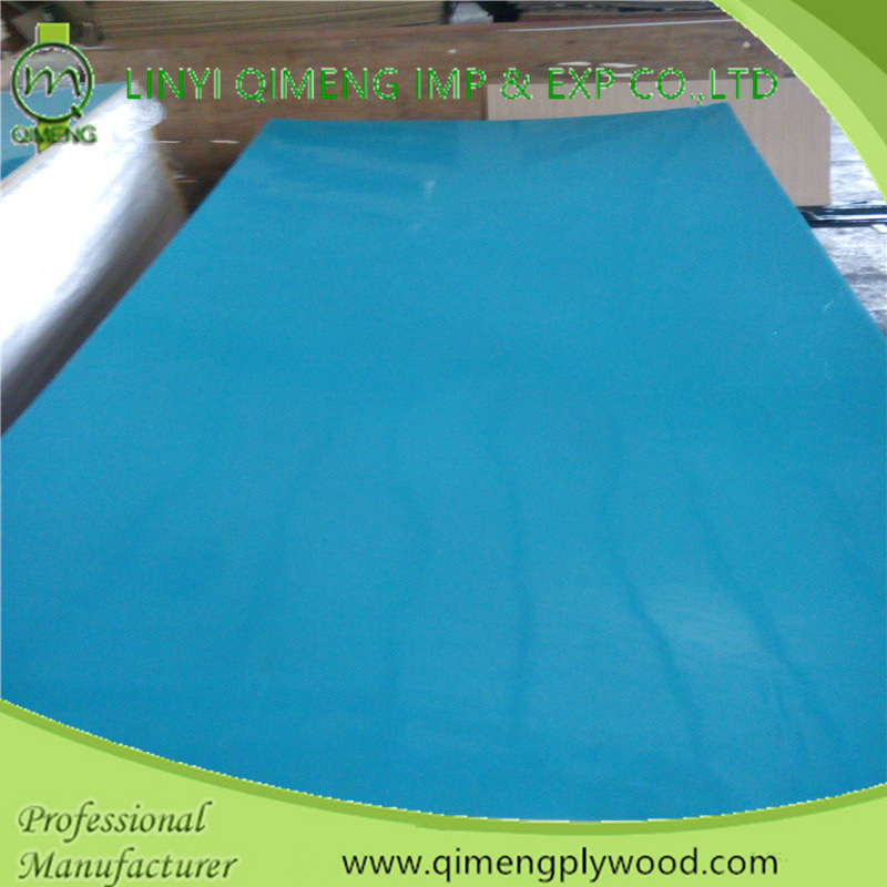 White and Blue Color 2.3mm Polyester Plywood for Indonesia