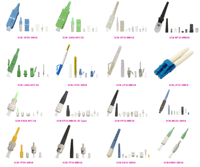 LC Sc FC St Mu E2000 MTRJ Fiber Optic Connector