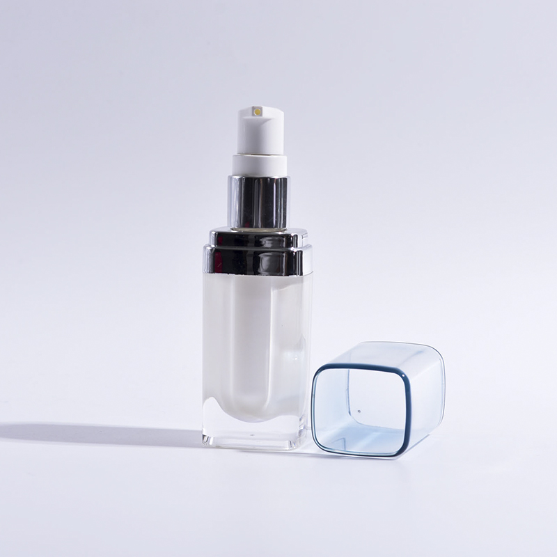 Square Cosmetic Acrylic Lotion Bottle (EF-L08)