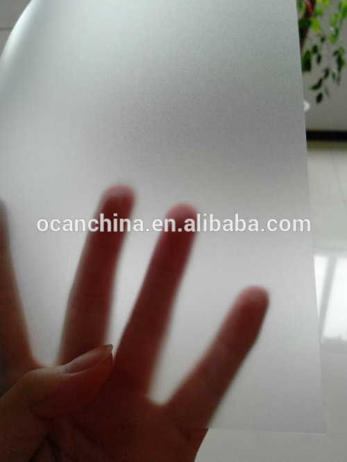 Shiny Grain Embossed Clear Rigid PVC Sheet for Printing