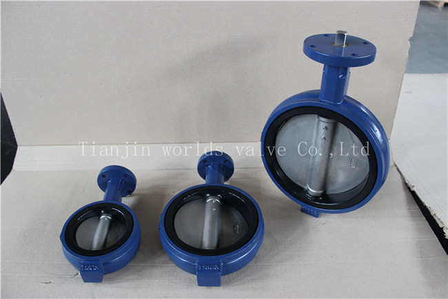 Universal Flange Connection Butterfly Valve with Ce ISO Wras Certificates