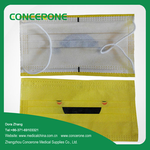 Disposable Non Woven Surgical Face Mask with N95 Cetificate Tie on