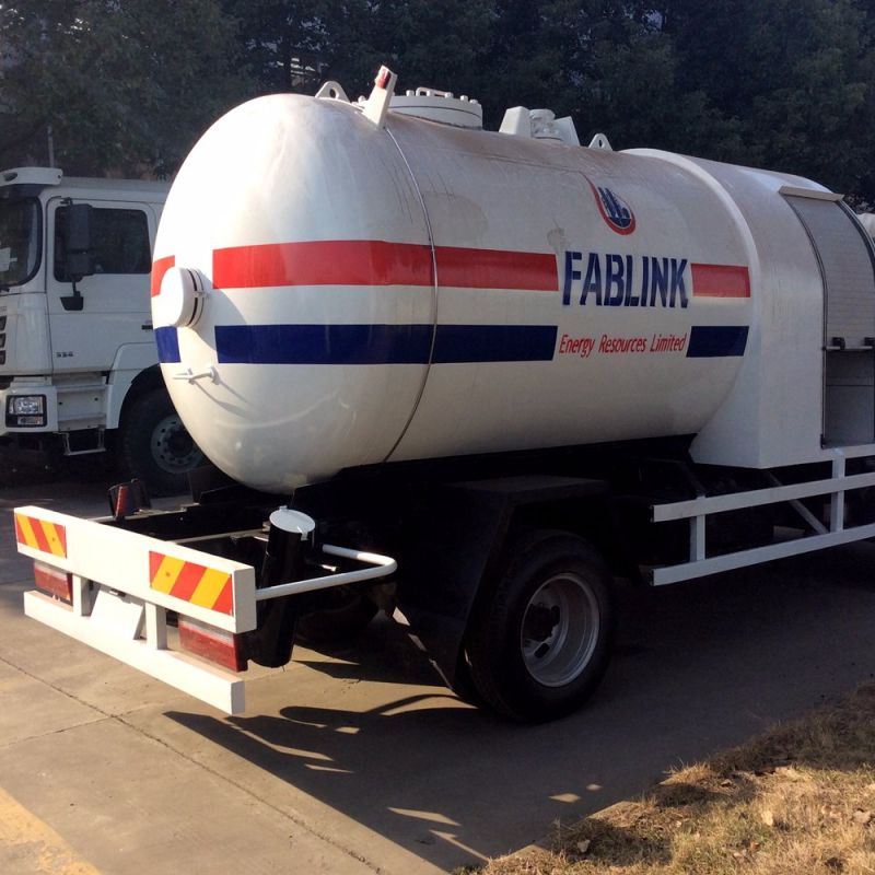 5000 Liters LPG Gas Tank Truck with Dispensing