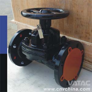 Vatac Lined or Unlined Weir/Kb/a/Straight Through Type Diaphragm Valve