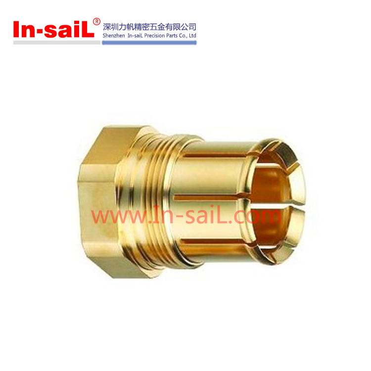 CNC Turning Machining Brass Pneumatic Hydraulic Fitting