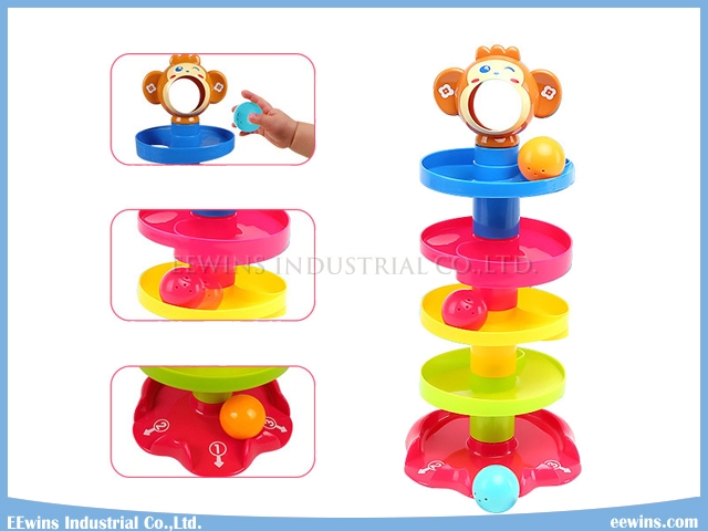 Intelligent Toys Enlightening Ball Rolling DIY Toys