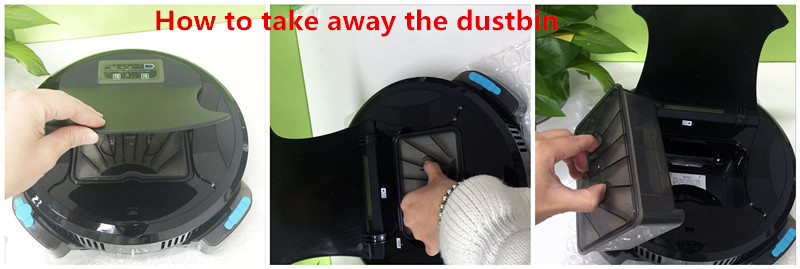 Robot Vacuum Cleaner Remote Controlled Floor Cleaning Machine