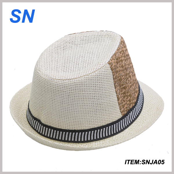 New Design Custom Hat with Headband 2014 Straw Panama Hat