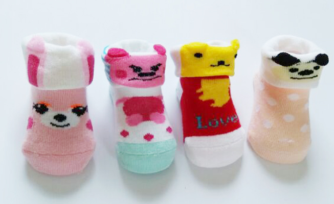 China Socks Factory Cotton Fancy and Lovely 3D Animal Baby Custom Design Toddler Socks